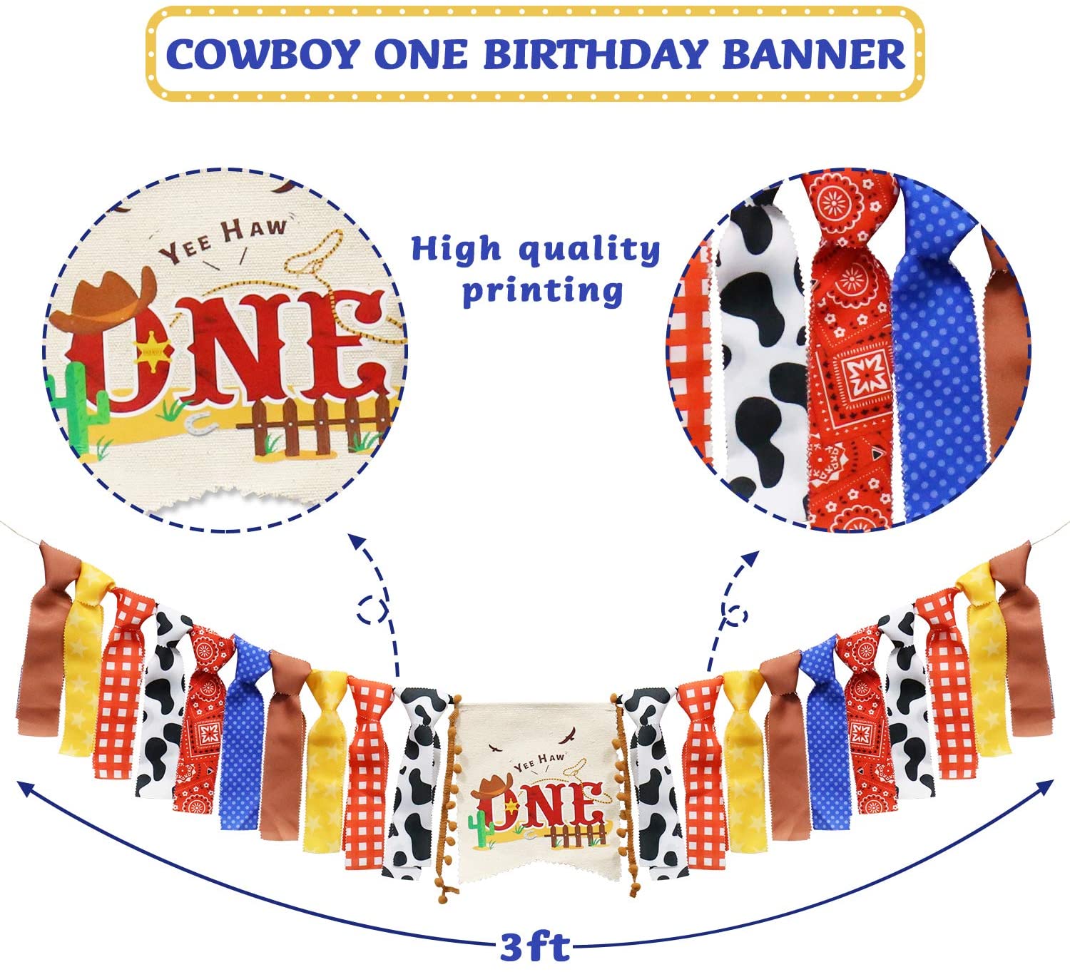 Maverick's 6-Month Half Birthday Milestone  Cowboy Themed -  www.